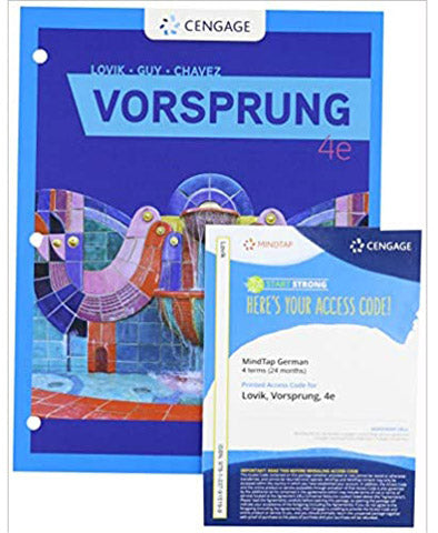 Vorsprung, Loose-leaf Version, 4th + MindTap, 1 term Printed Access Card